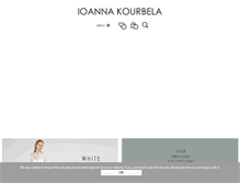 Tablet Screenshot of ioannakourbela.com